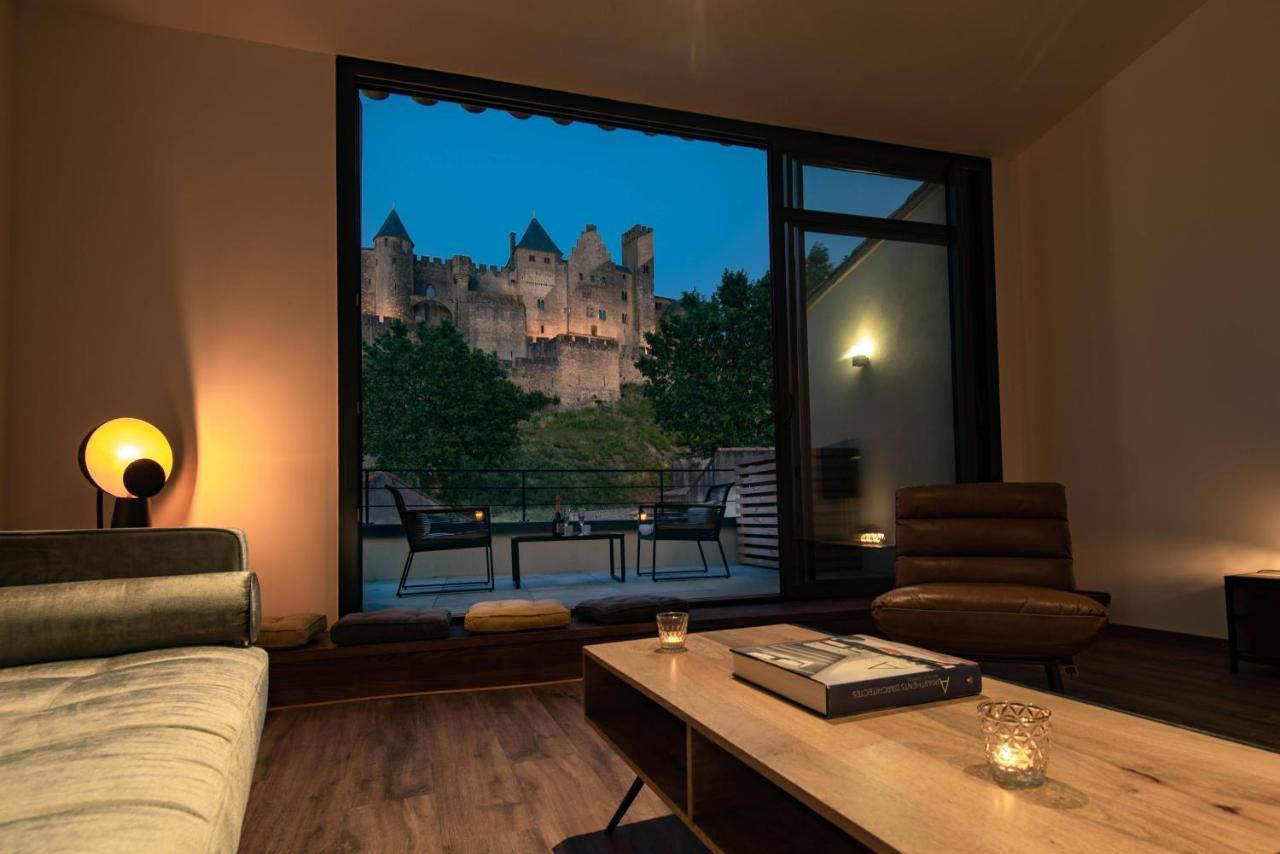 Ferienwohnung Le Loft De La Tour Pinte Carcassonne Exterior foto