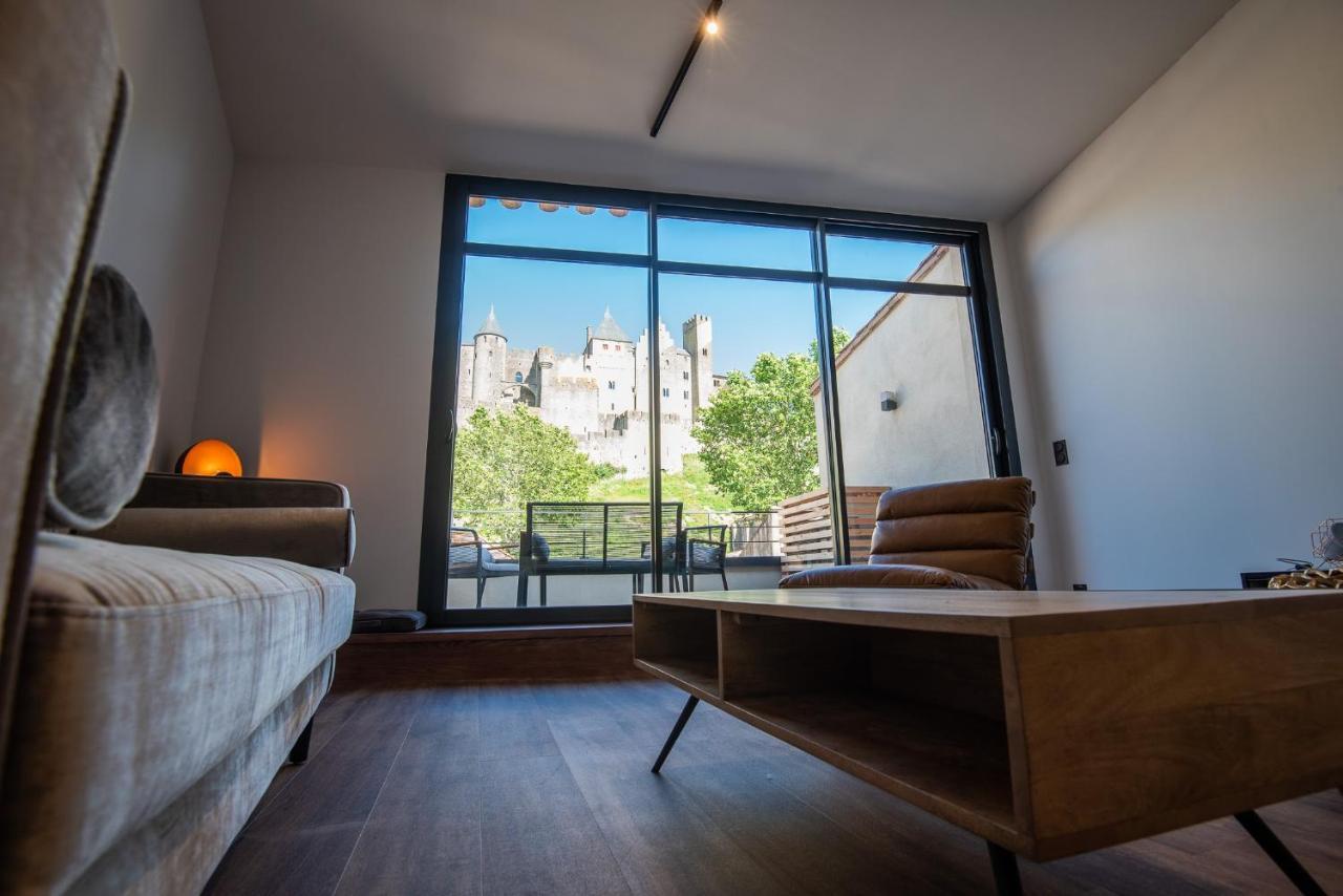 Ferienwohnung Le Loft De La Tour Pinte Carcassonne Exterior foto