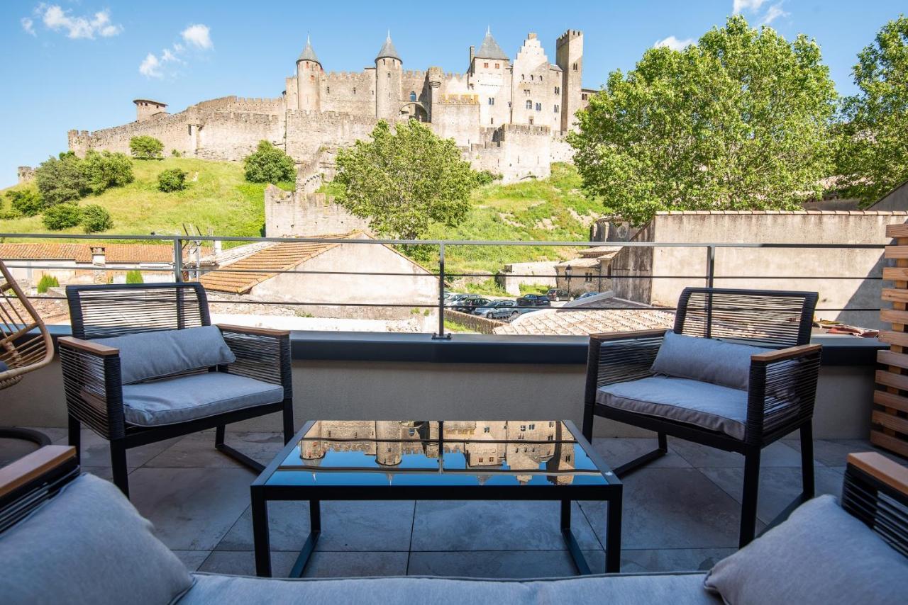 Ferienwohnung Le Loft De La Tour Pinte Carcassonne Exterior foto